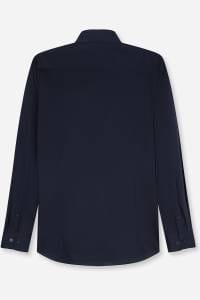 OLYMP Level Five Body Fit Hemd marine, Faux-uni