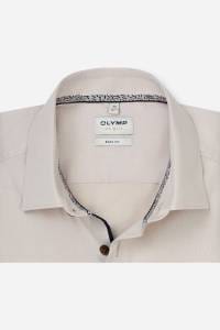 OLYMP Level Five Body Fit Hemd natur, Faux-uni