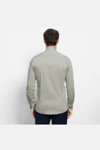 OLYMP Level Five Body Fit Hemd oliv, Faux-uni