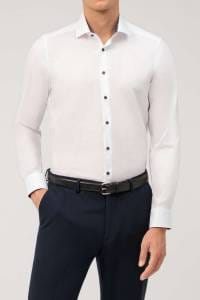 OLYMP Level Five Body Fit Hemd weiss, Faux-uni