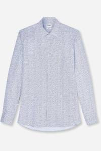 OLYMP Level Five Body Fit Hemd bleu, Bedruckt