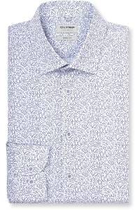 OLYMP Level Five Body Fit Hemd bleu, Bedruckt