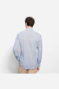 OLYMP Level Five Body Fit Hemd bleu, Bedruckt