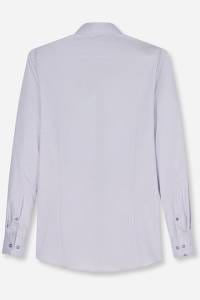 OLYMP Level Five Body Fit Hemd flieder, Faux-uni