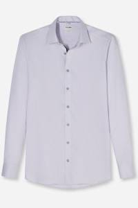 OLYMP Level Five Body Fit Hemd flieder, Faux-uni
