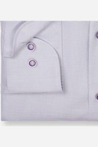 OLYMP Level Five Body Fit Hemd flieder, Faux-uni