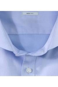 OLYMP Level Five Body Fit Hemd bleu, Einfarbig