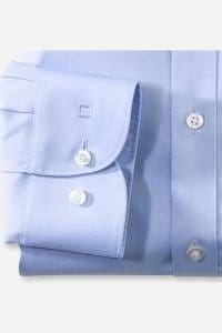 OLYMP Level Five Body Fit Hemd bleu, Einfarbig