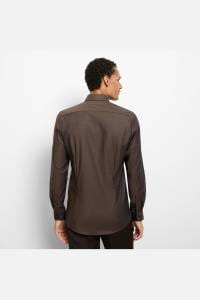 OLYMP Level Five Body Fit Hemd braun, Faux-uni