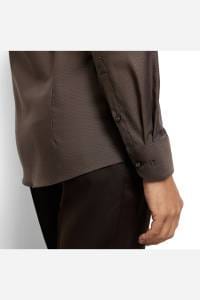 OLYMP Level Five Body Fit Hemd braun, Faux-uni