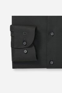 OLYMP Level Five Body Fit Hemd graugrün, Faux-uni
