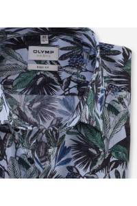 OLYMP Level Five Body Fit Hemd bleu, Bedruckt