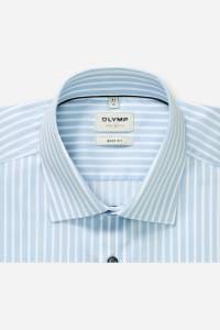 OLYMP Level Five Body Fit Hemd bleu, Gestreift