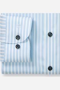 OLYMP Level Five Body Fit Hemd bleu, Gestreift