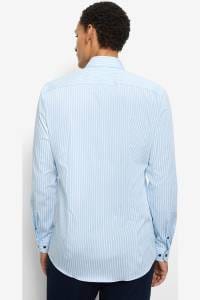 OLYMP Level Five Body Fit Hemd bleu, Gestreift