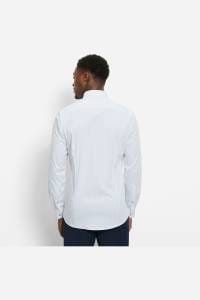 OLYMP Level Five Body Fit Hemd weiss, Gestreift