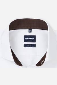OLYMP Level Five Body Fit Hemd weiss, Einfarbig