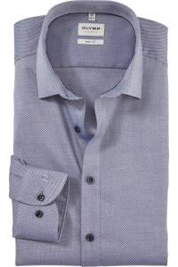 OLYMP Level Five Body Fit Hemd marine, Faux-uni