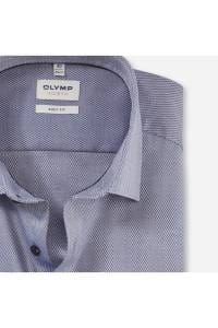 OLYMP Level Five Body Fit Hemd marine, Faux-uni