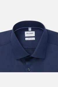 OLYMP Level Five Body Fit Hemd blau, Einfarbig