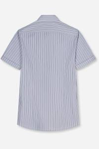 OLYMP Level Five Body Fit Hemd marine, Gestreift