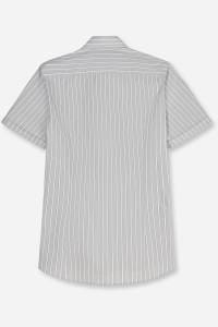 OLYMP Level Five Body Fit Hemd oliv, Gestreift
