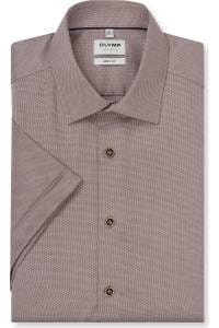 OLYMP Level Five Body Fit Hemd nougat, Faux-uni