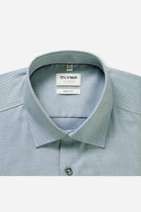 OLYMP Level Five Body Fit Hemd bleu, Faux-uni