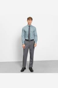 OLYMP Level Five Body Fit Hemd bleu, Faux-uni