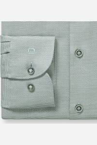 OLYMP Level Five Body Fit Hemd hellgrün, Faux-uni