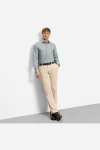 OLYMP Level Five Body Fit Hemd hellgrün, Faux-uni