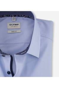 OLYMP Level Five Body Fit Hemd hellblau, Einfarbig