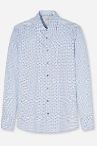 OLYMP Level Five Body Fit Hemd bleu, Bedruckt