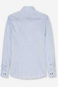OLYMP Level Five Body Fit Hemd bleu, Bedruckt