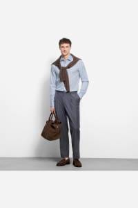 OLYMP Level Five Body Fit Hemd bleu, Bedruckt