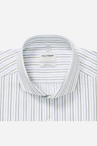 OLYMP Level Five Body Fit Hemd weiss, Gestreift