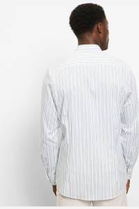 OLYMP Level Five Body Fit Hemd weiss, Gestreift