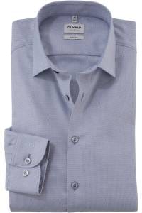 OLYMP Level Five Body Fit Hemd Nürnberger Blau, Faux-uni