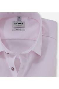 OLYMP Level Five Body Fit Hemd rose, Faux-uni