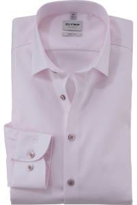 OLYMP Level Five Body Fit Hemd rose, Faux-uni