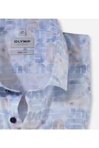 OLYMP Level Five Body Fit Hemd natur, Bedruckt