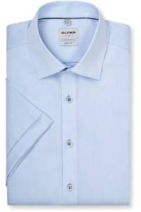 OLYMP Level Five Body Fit Hemd bleu, Faux-uni