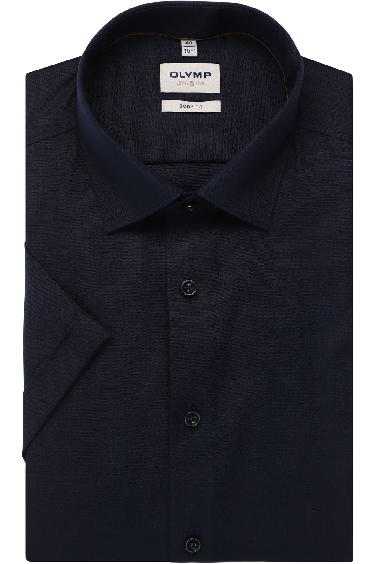 OLYMP Level Five Body Fit Hemd marine, Faux-uni