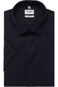 OLYMP Level Five Body Fit Hemd marine, Faux-uni