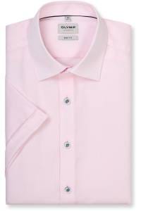 OLYMP Level Five Body Fit Hemd hellrose, Faux-uni