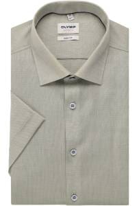 OLYMP Level Five Body Fit Hemd oliv, Faux-uni