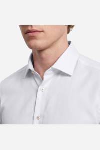 OLYMP Level Five Body Fit Hemd weiss, Faux-uni