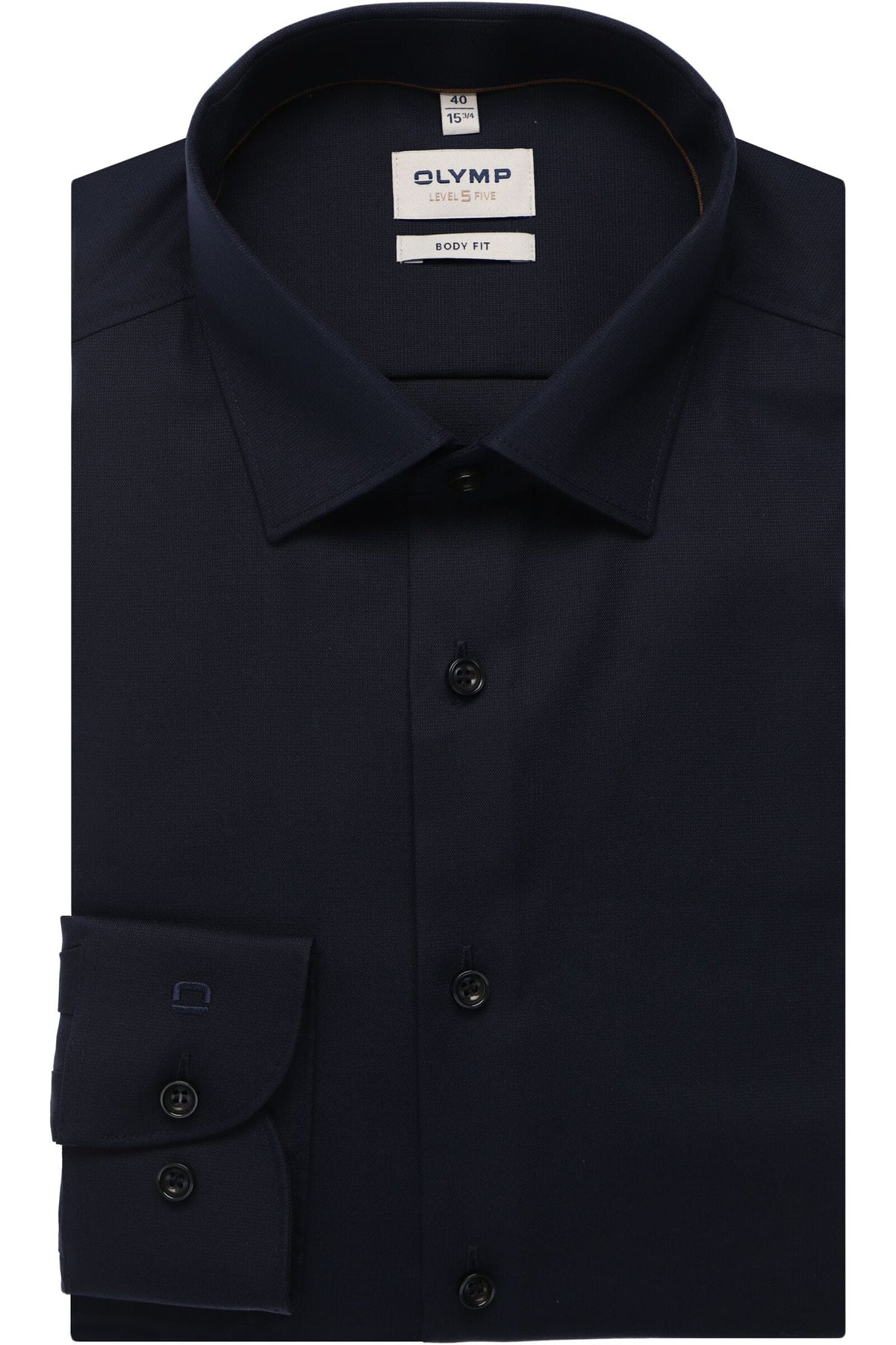 OLYMP Level Five Body Fit Hemd marine, Faux-uni