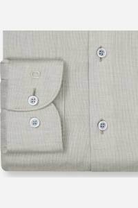 OLYMP Level Five Body Fit Hemd oliv, Faux-uni