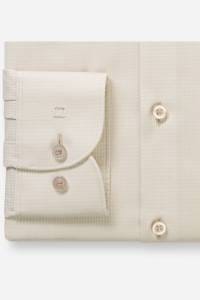 OLYMP Level Five Body Fit Hemd beige, Einfarbig